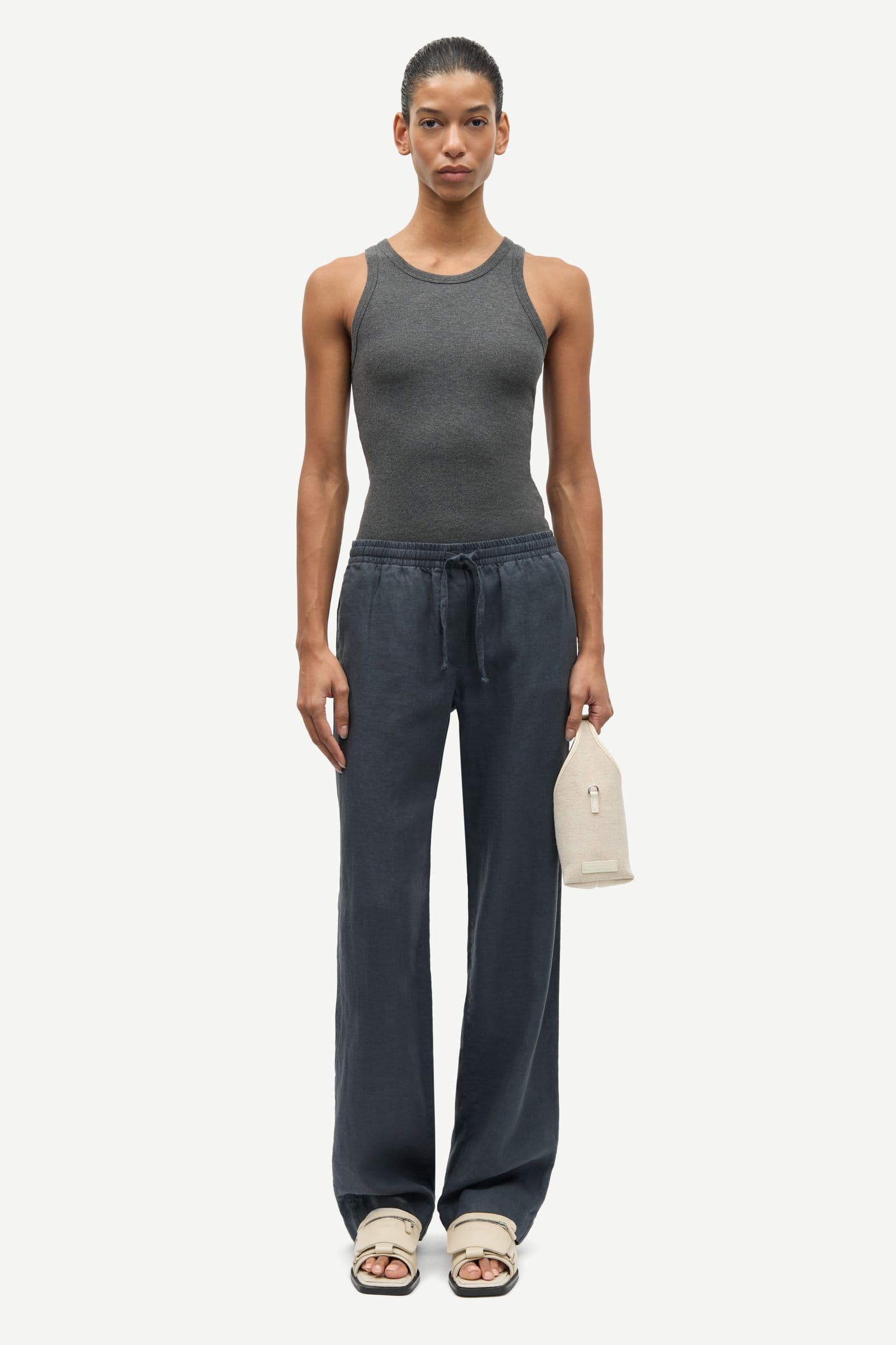 Sahoys string trousers 16064 Ombre Blue