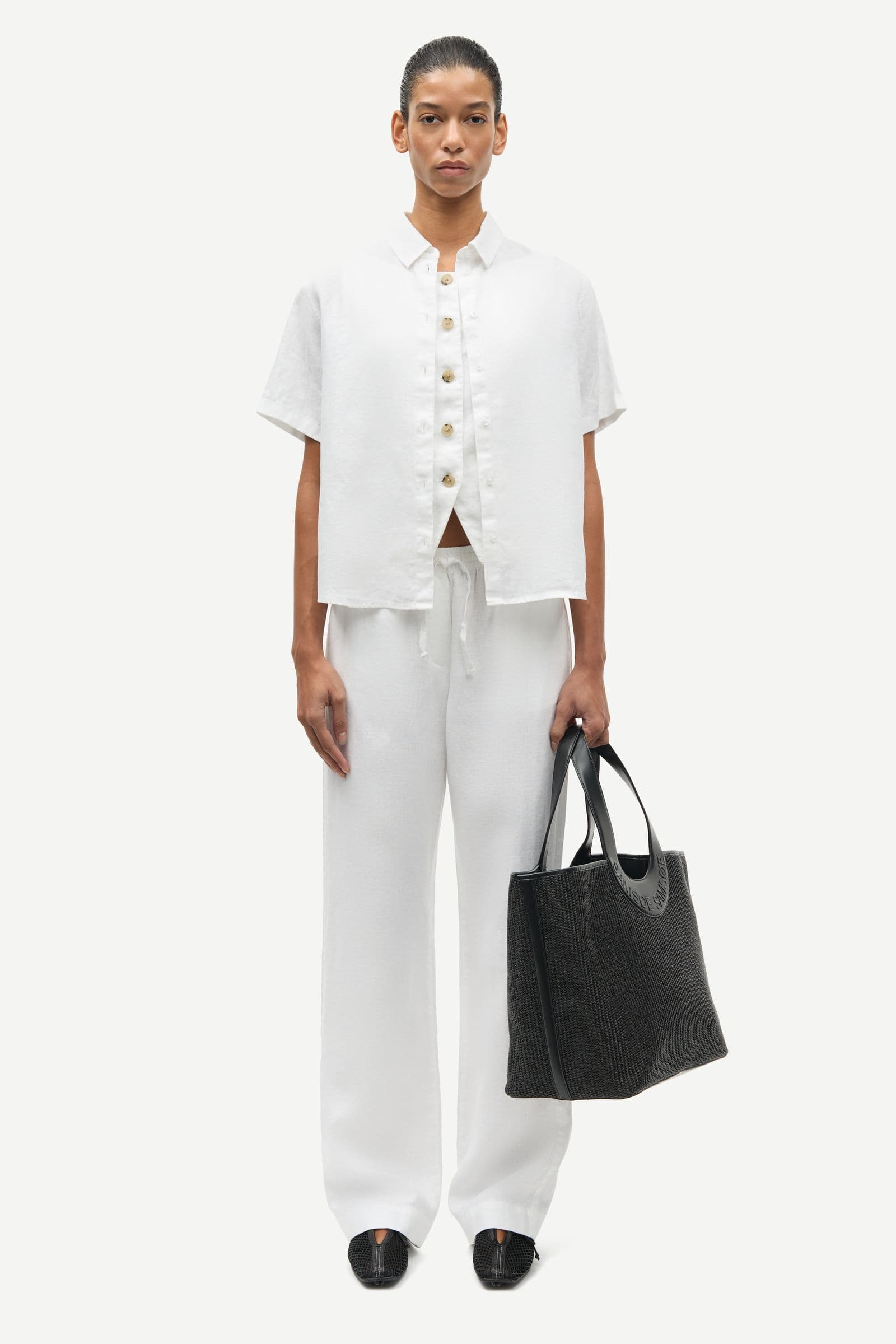 Sahoys string trousers 16064 White