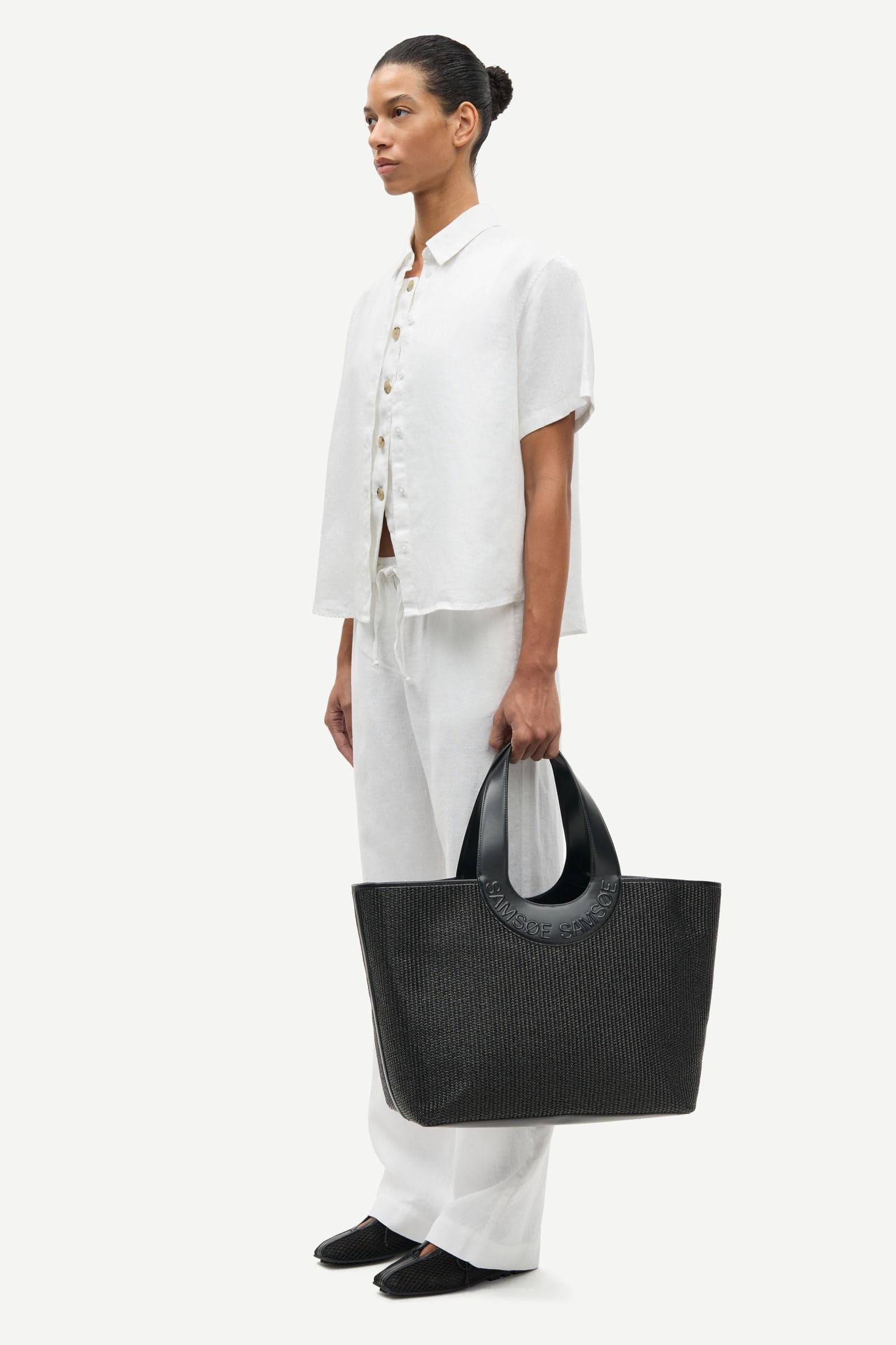 Sahoys string trousers 16064 White