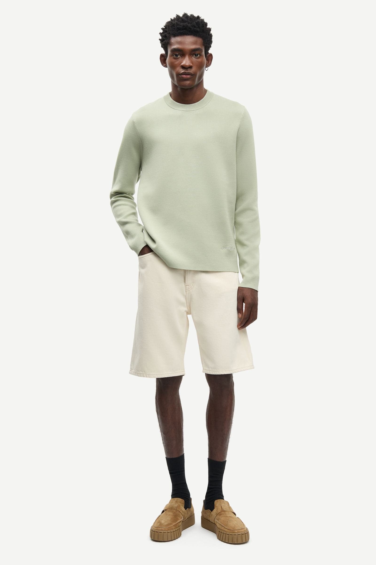 Saeddie shorts 16017 Soft natural