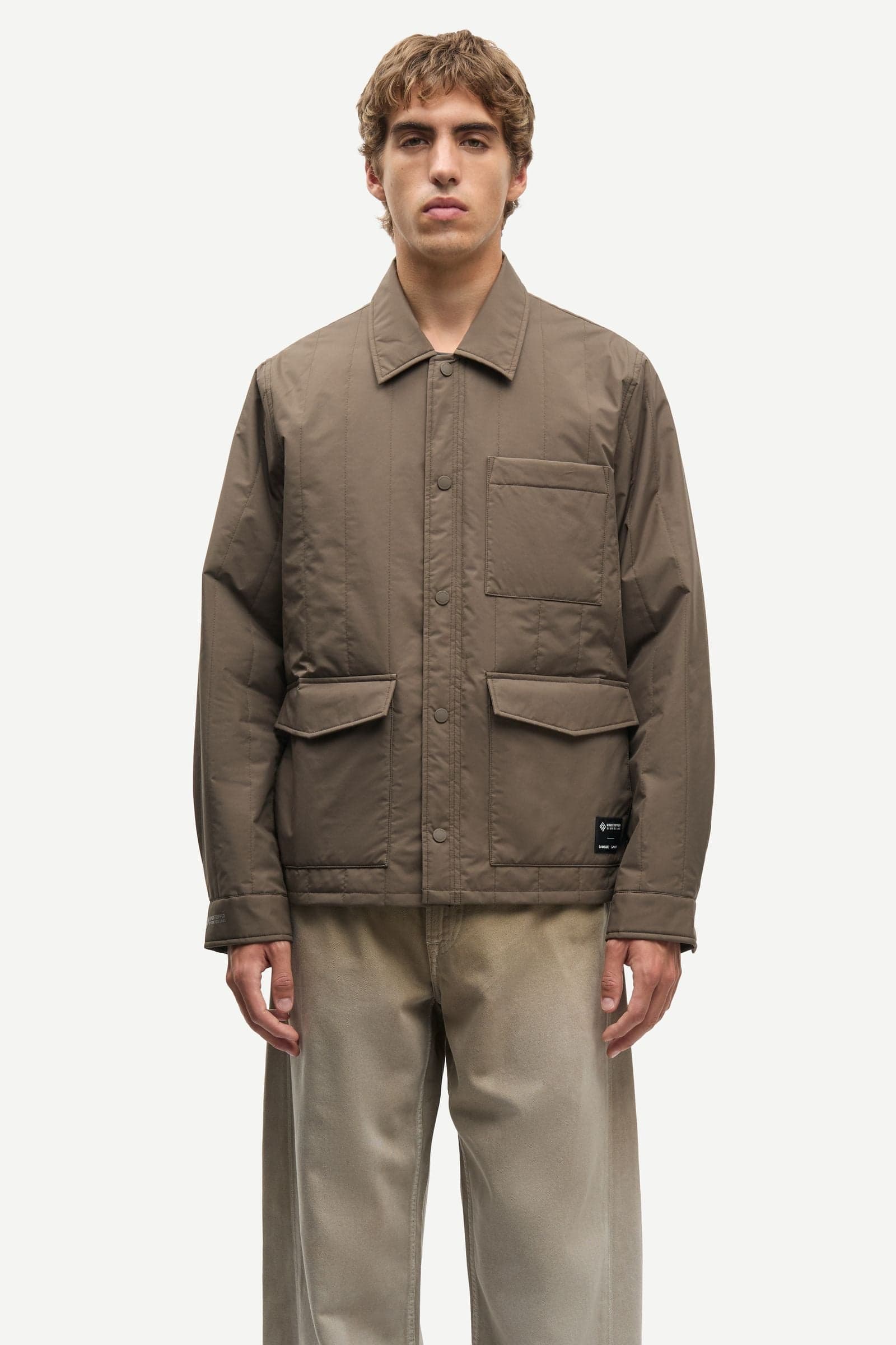 Sagavin shirt jacket 15821 Major Brown