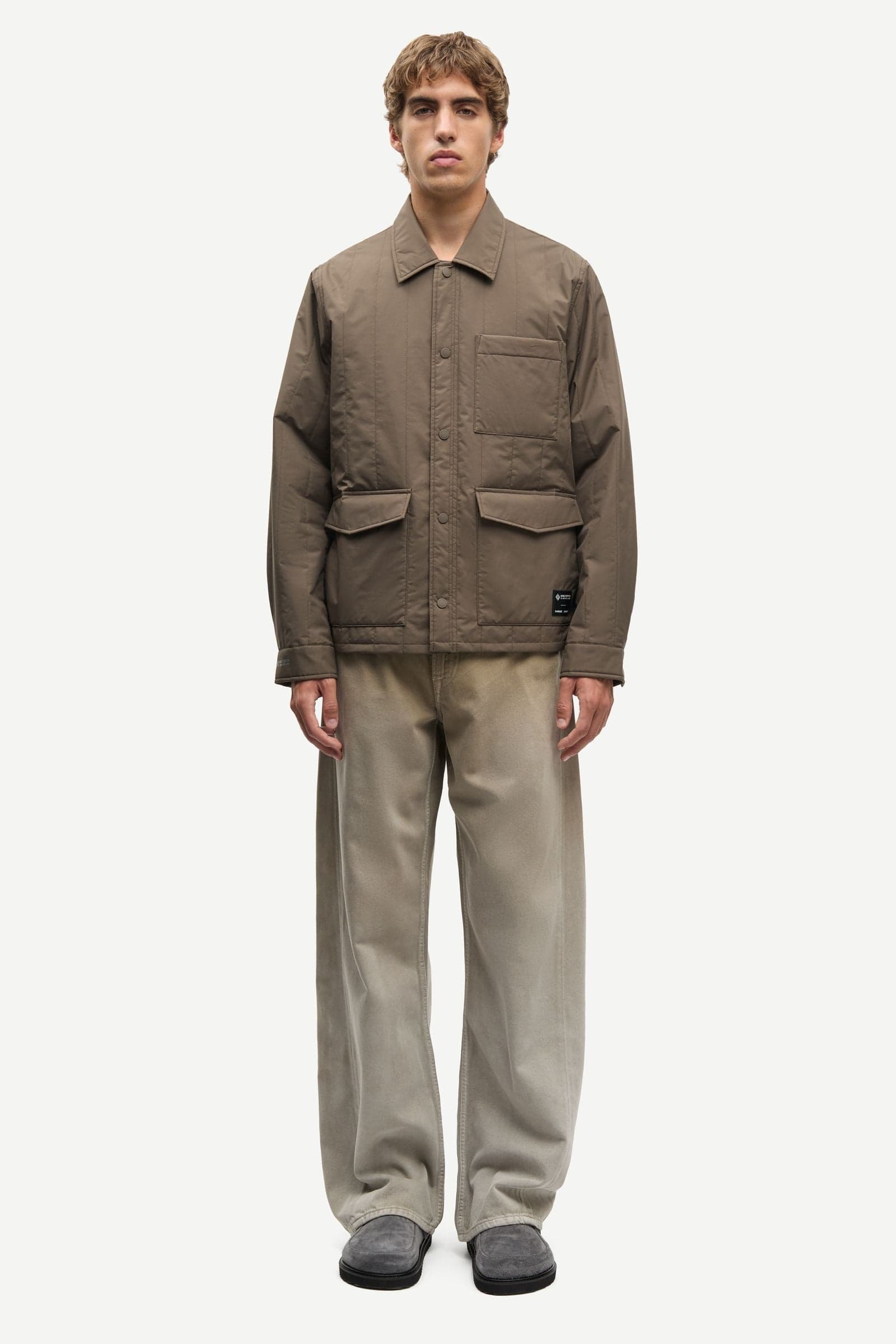 Sagavin shirt jacket 15821 Major Brown