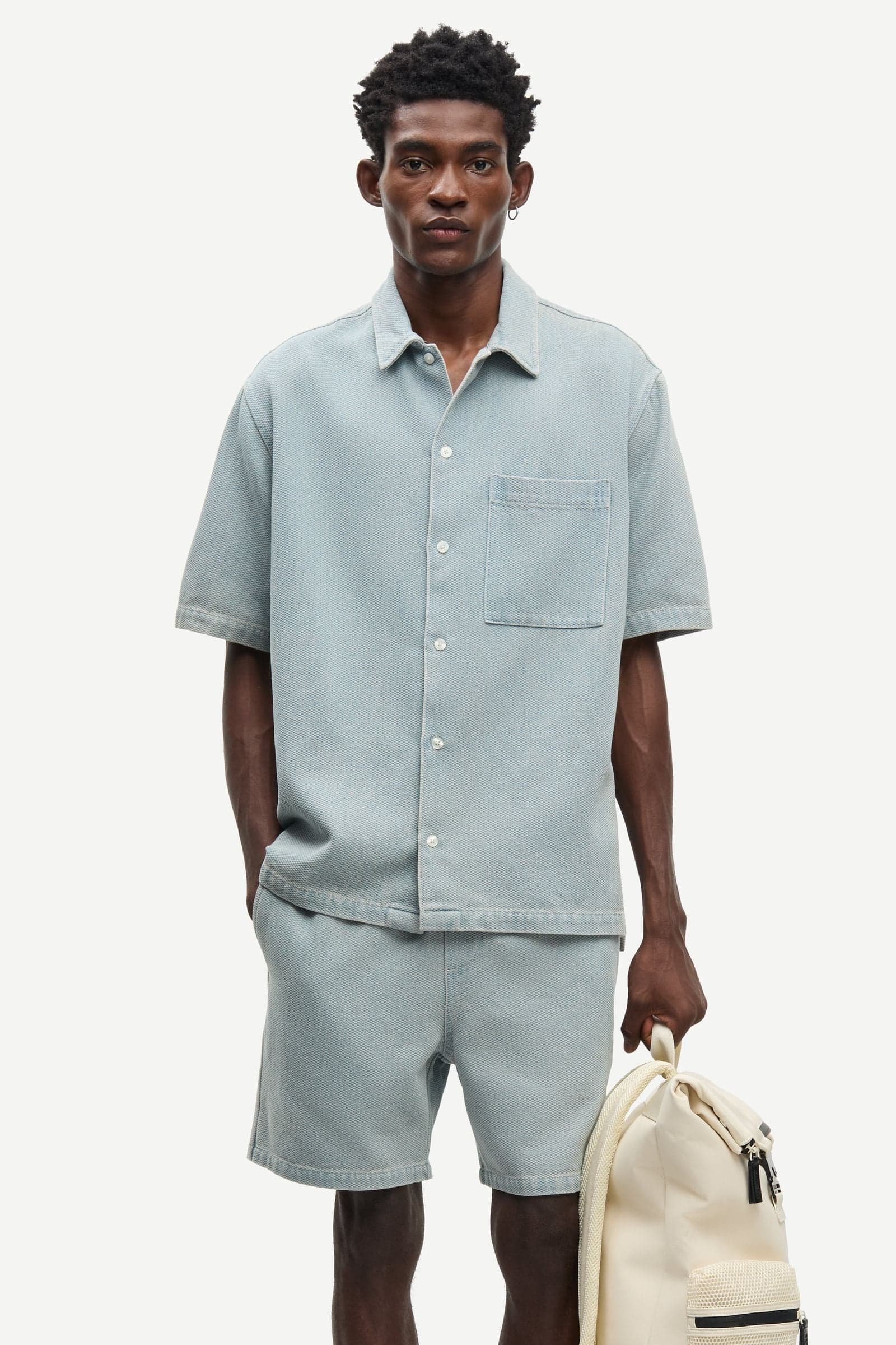 Saayo O shirt 16070 Light Denim