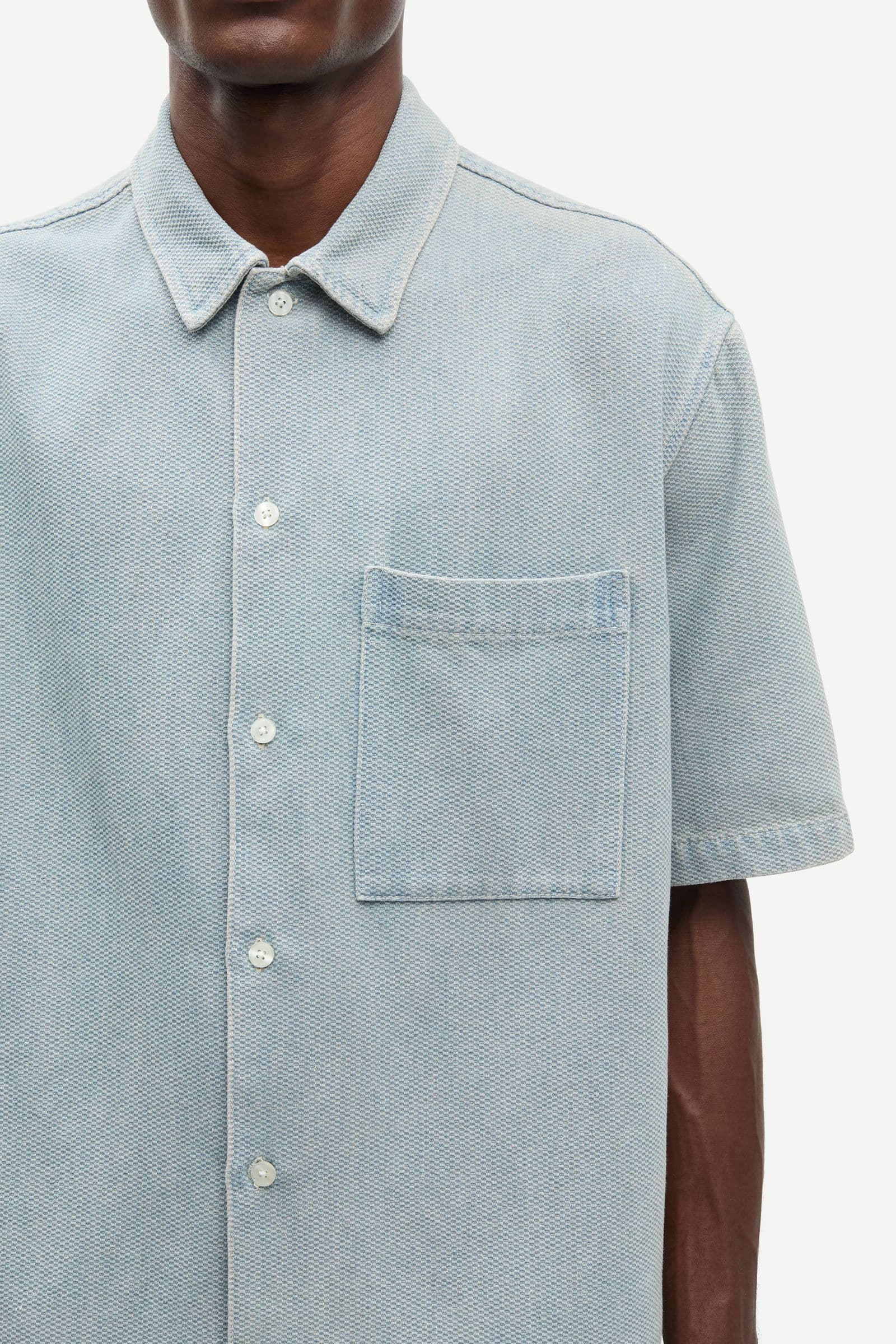 Saayo O shirt 16070 Light Denim