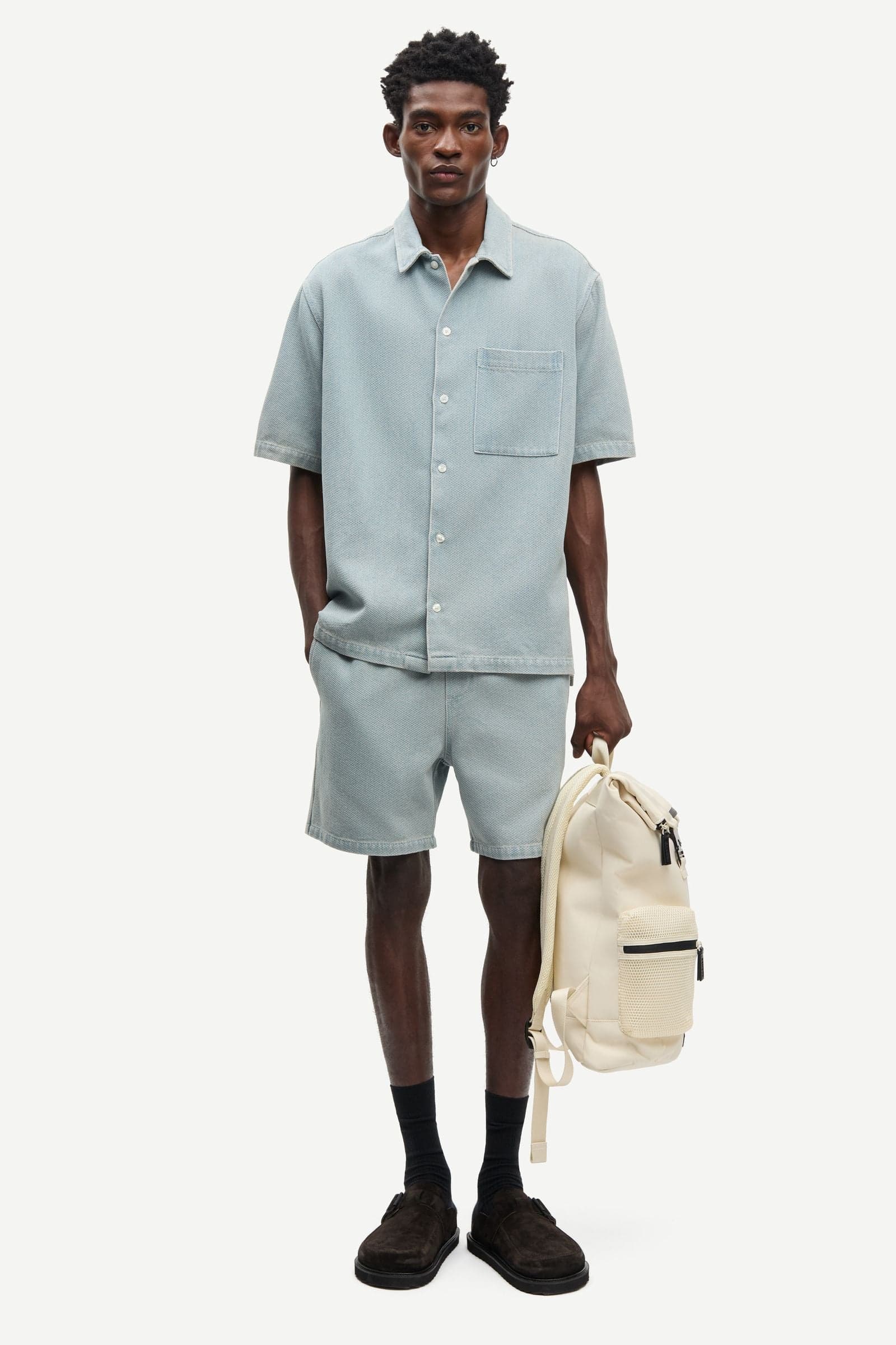 Saayo O shirt 16070 Light Denim