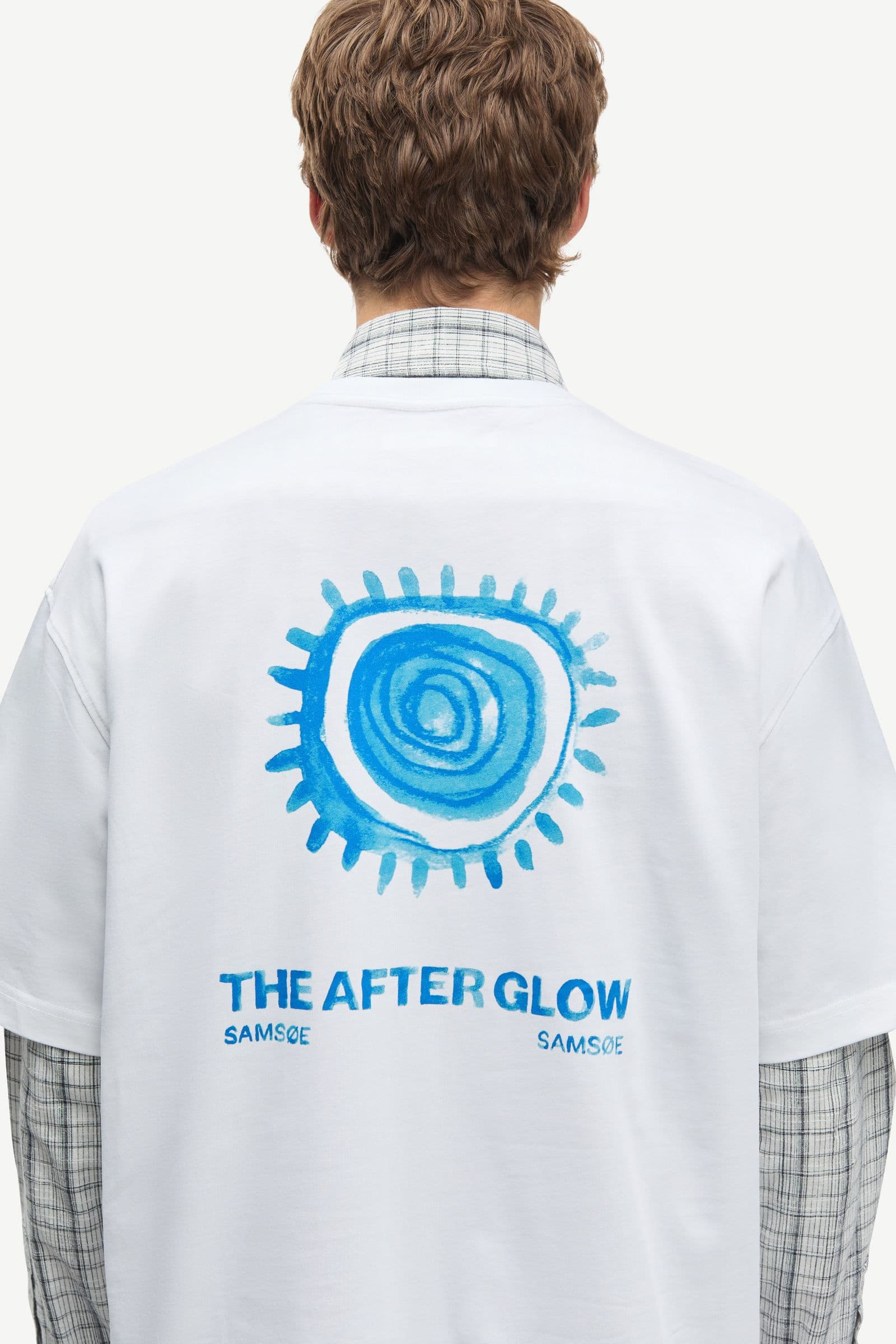 Sasteven t-shirt 11725 Blue Spiral