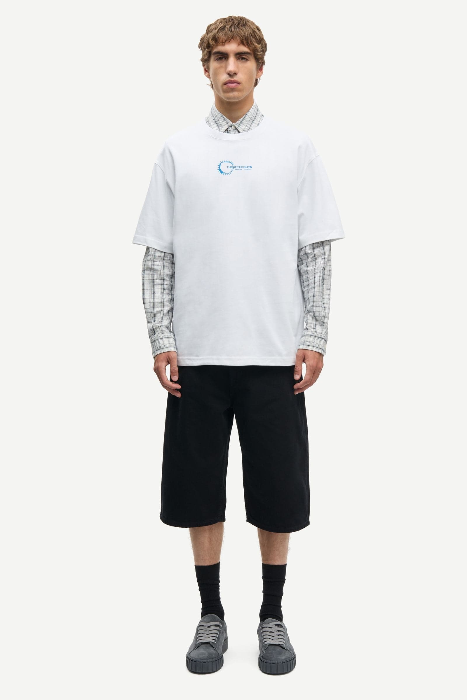 Sasteven t-shirt 11725 Blue Spiral