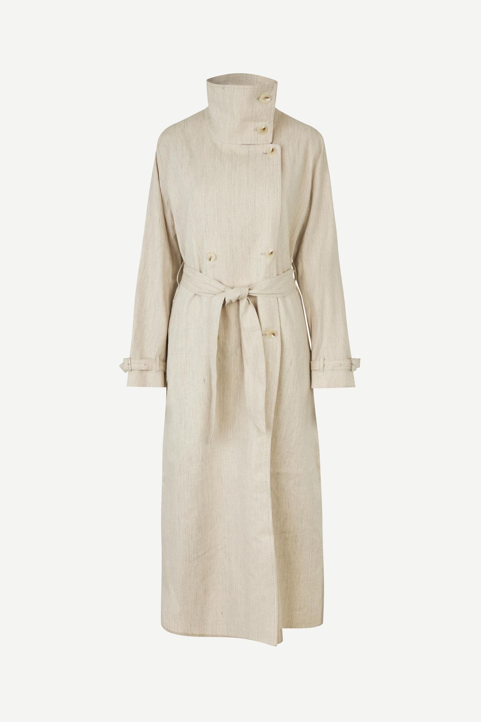 Sabianca coat 16050 Natural Mel.