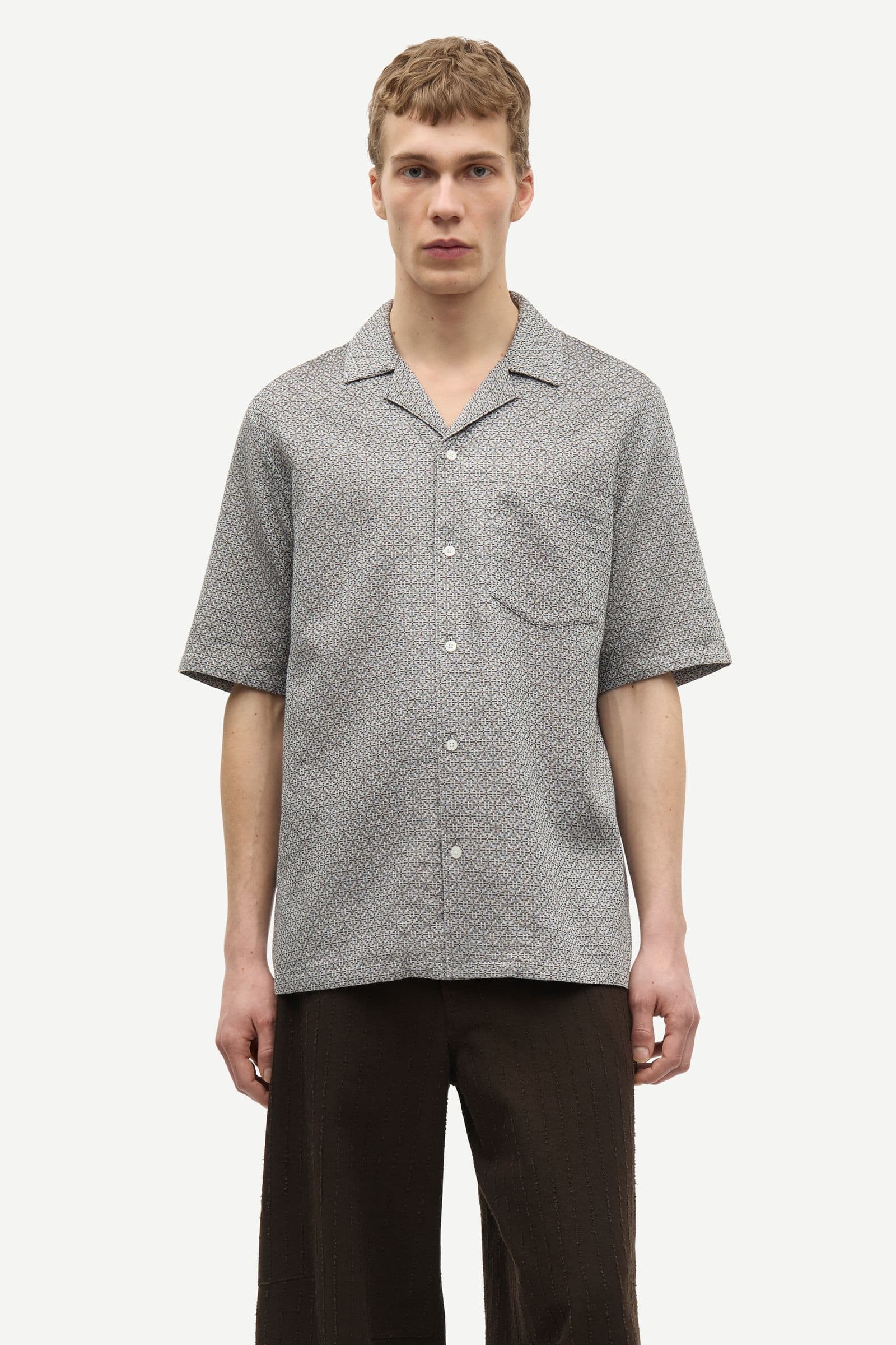 Saoscar AP shirt 16125 Brown Tile