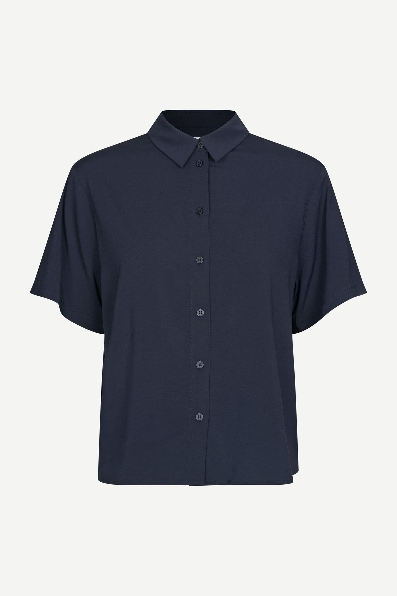 Saminna SS shirt 9942 Dark Sapphire