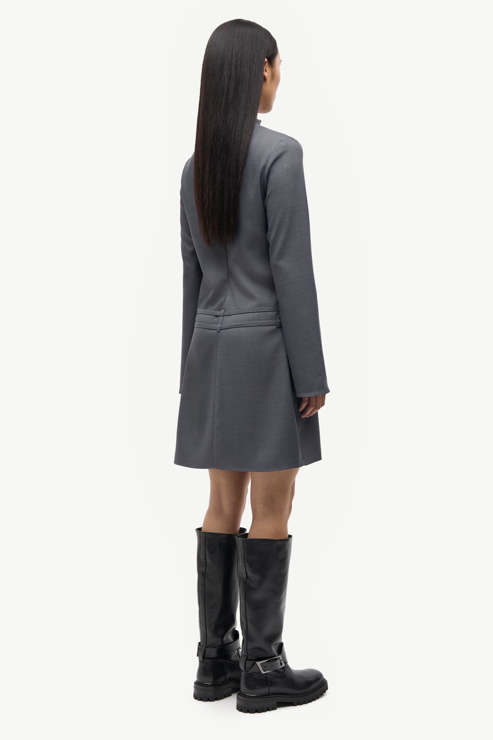 Sarummy dress 16178 Dark grey mel.