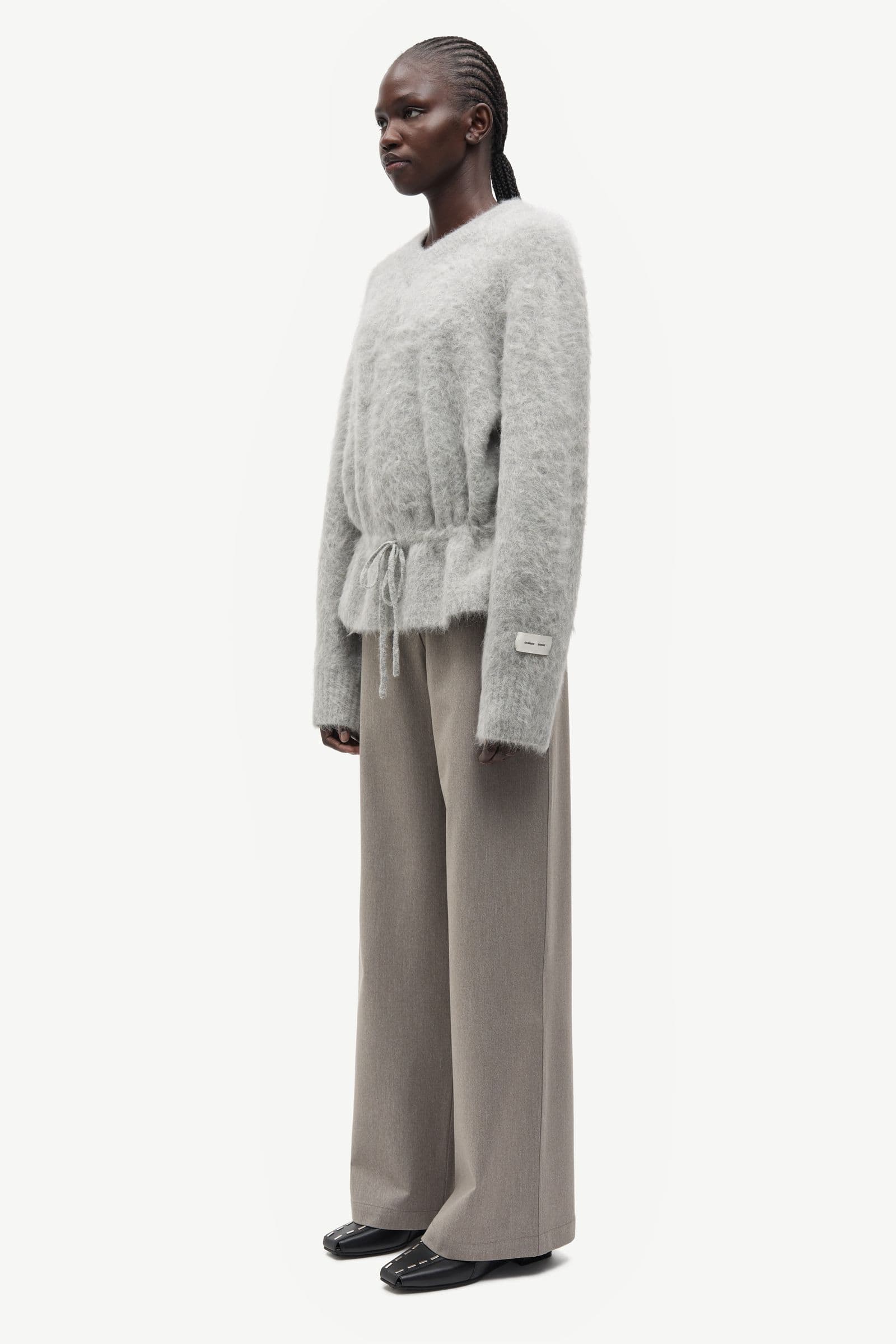 Salo v-neck 16165 Grey mel.