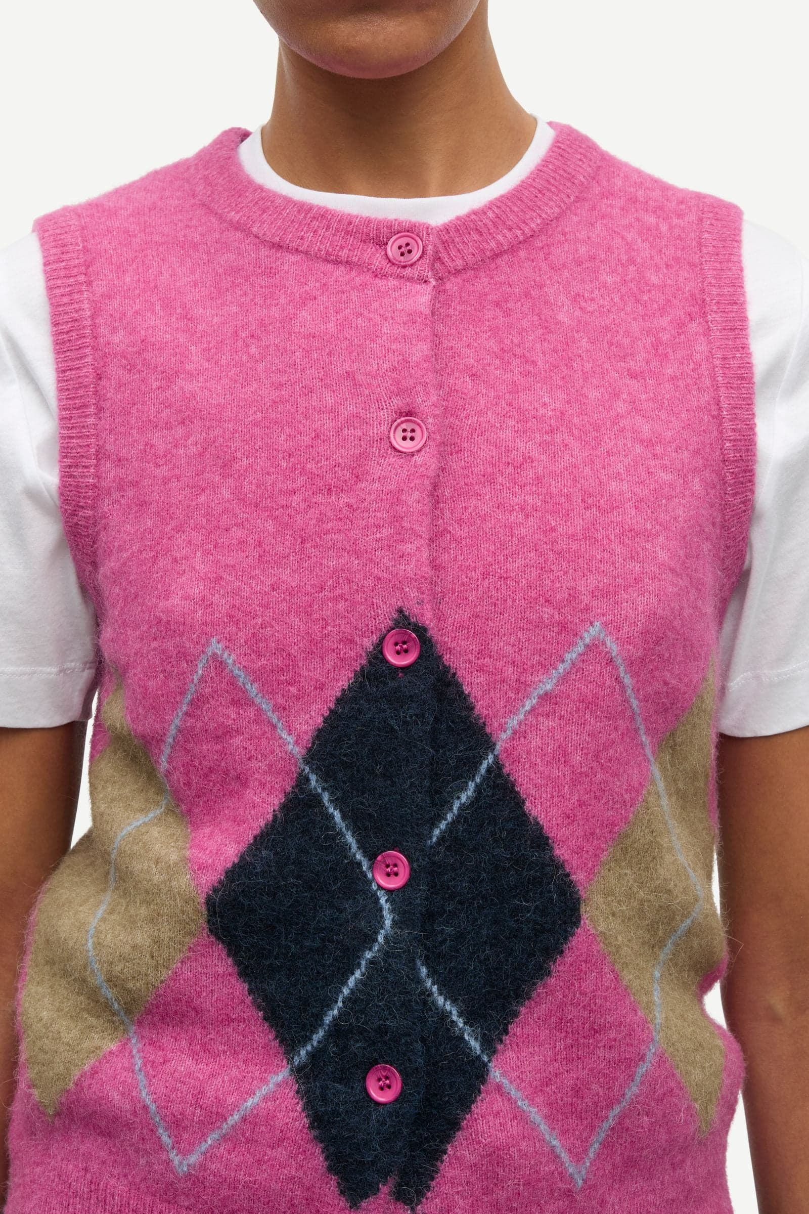 Sanoura vest 15556 Red Violet