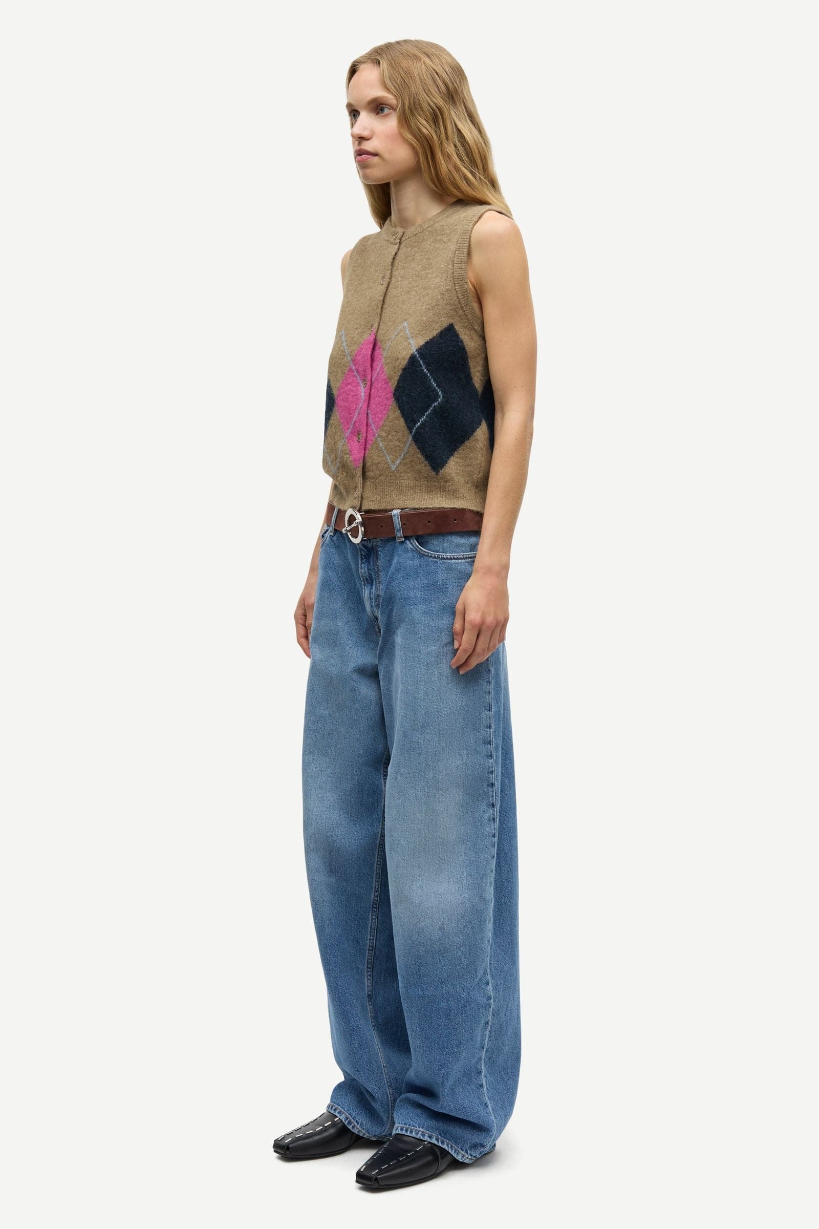 Sanoura vest 15556 Lead Gray
