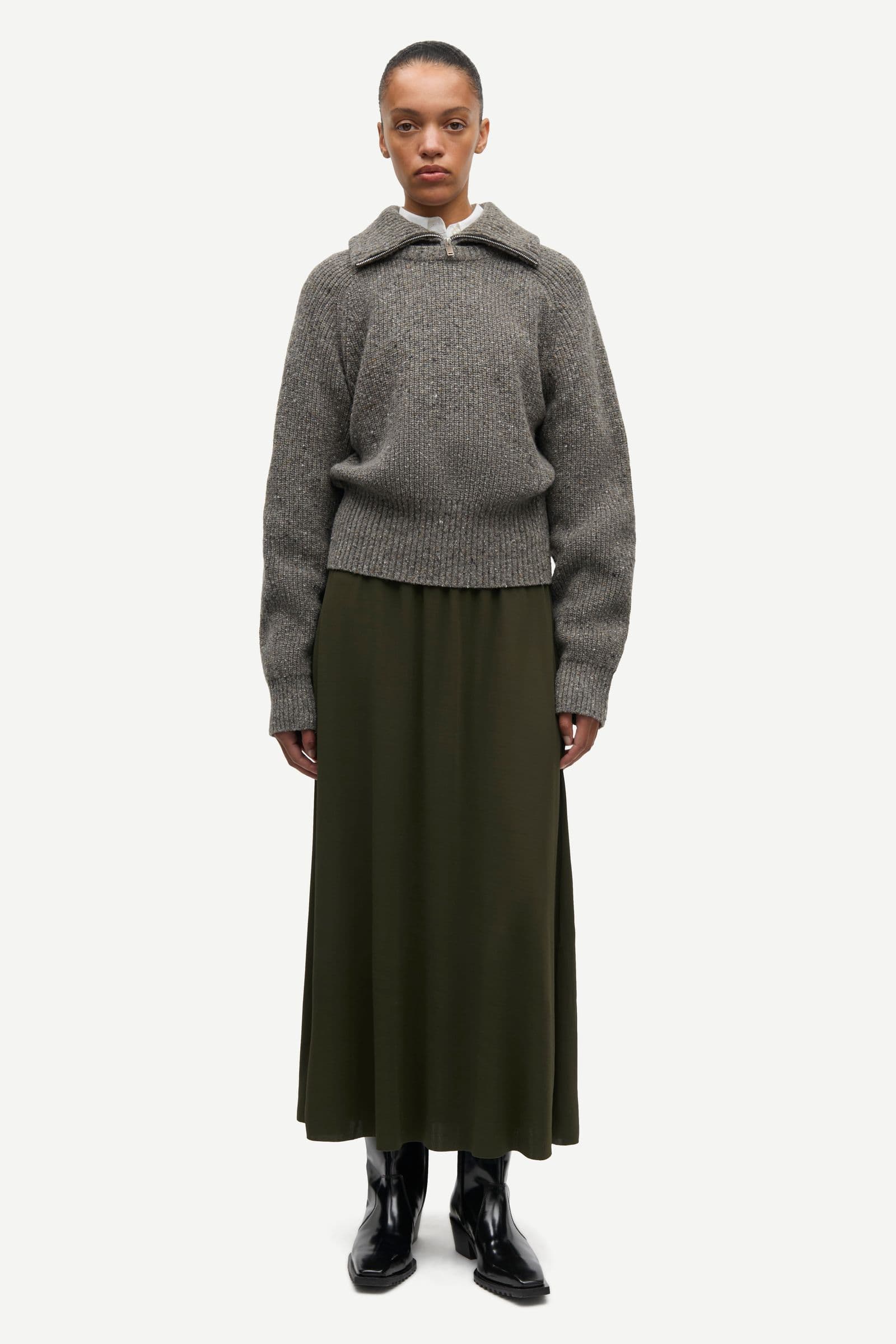 Saamandy turtleneck 15724 Lead Gray Mel.