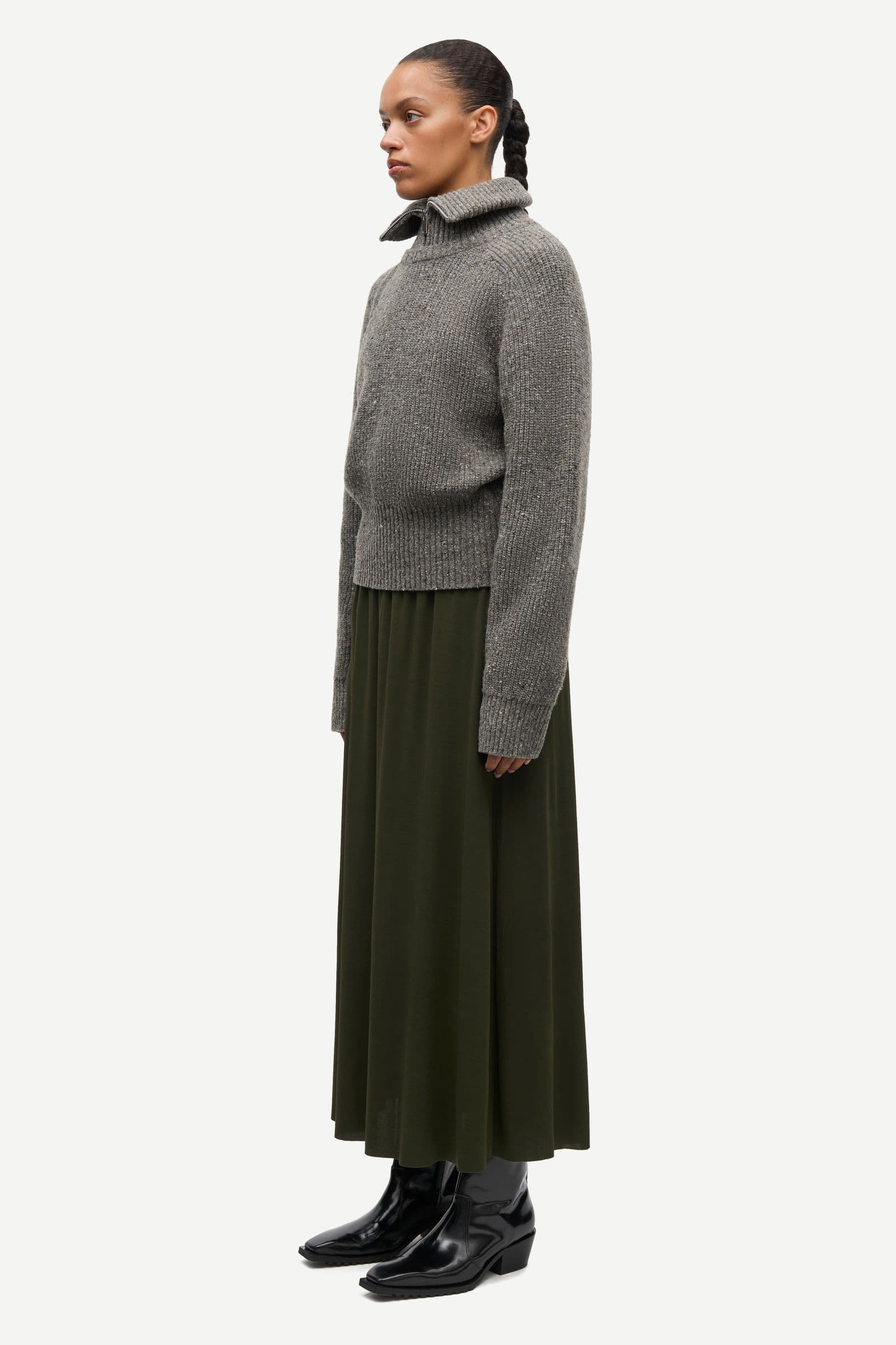Saamandy turtleneck 15724 Lead Gray Mel.