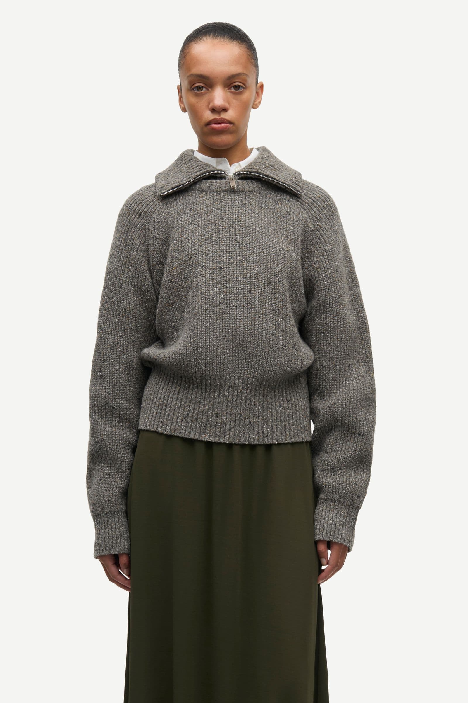 Saamandy turtleneck 15724 Lead Gray Mel.
