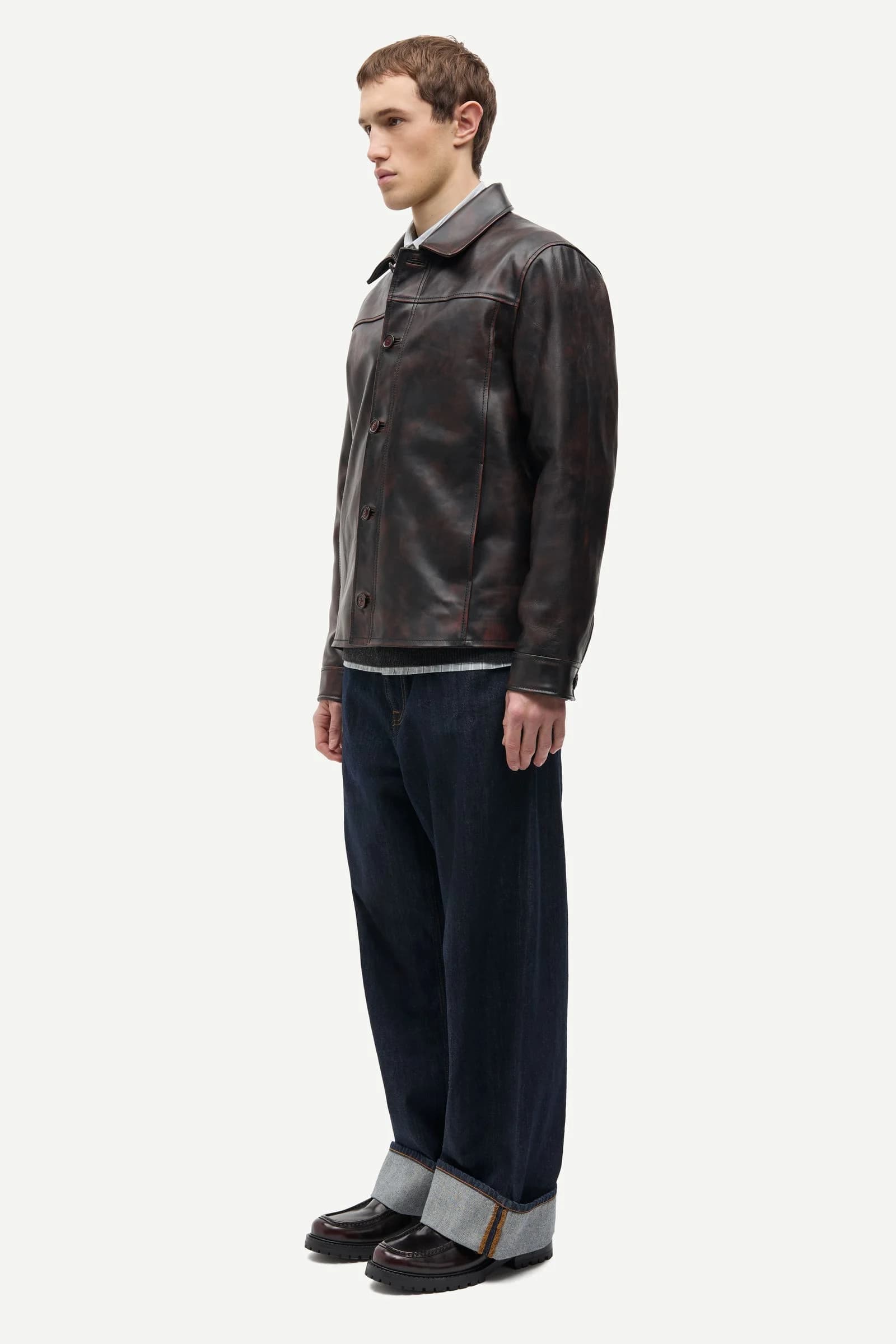 Samilton b jacket 16132 Washed brown