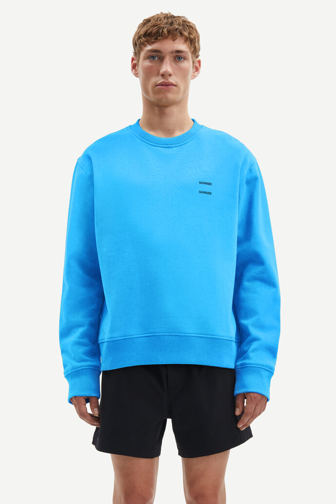 Relaxed Fit Printed Sweatshirt - Light blue/Whenever - Men